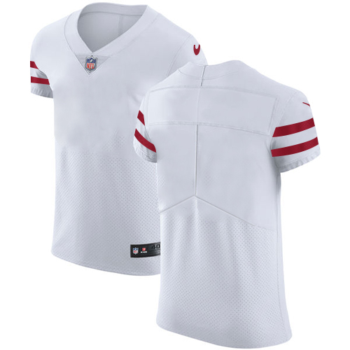 Nike 49ers Blank White Men's Stitched NFL Vapor Untouchable Elite Jersey - Click Image to Close